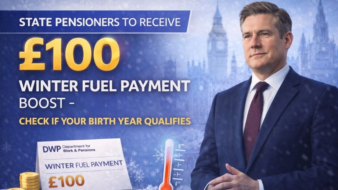 State Pensioners to Receive £100 Winter Fuel Payment Boost – Check If Your Birth Year Qualifies