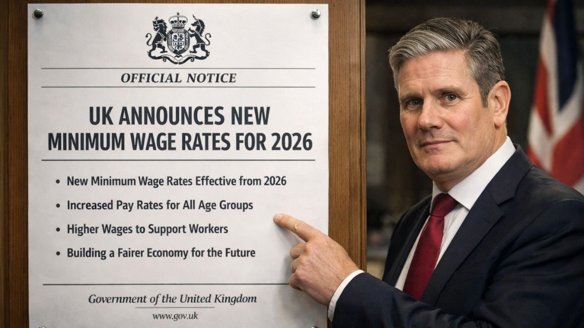UK Announces New Minimum Wage Rates for 2026 – Age-Wise Breakdown